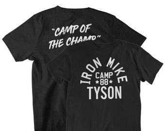 Iron Mike Tyson Camp du T-Shirt Unisexe Champ Graphic