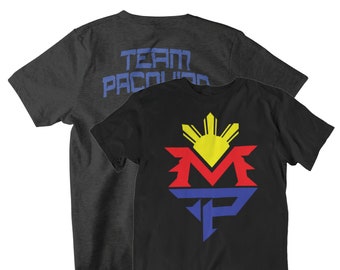 Classique Manny Pacquiao Graphic Front & Back Unisex t-shirt unisexe
