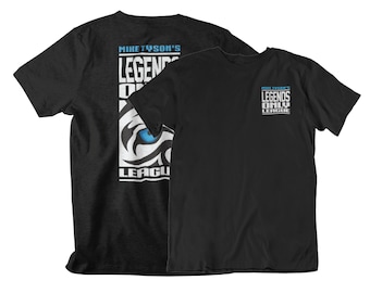 Legend Only Mike Tyson Boxing Front & Back Graphic Unisex T-Shirt