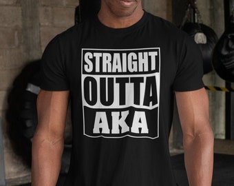 Straight Outta AKA American Kickboxing Academy T-Shirt unisexe