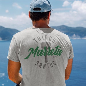 Thiago Marreta Santos Front & Back Graphic Unisex T-Shirt zdjęcie 1