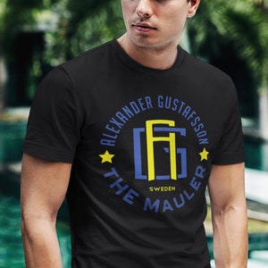 Alexander Gustafsson Fighter Wear Graphic Unisex T-Shirt image 1