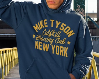 Kid Dynamite Classic Mike Tyson Sweat à capuche graphique avant et arrière