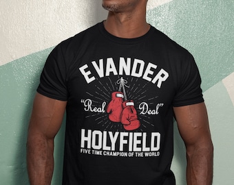 Vintage 1995 Riddick Bowe Vs. Evander Holyfield Boxing T-shirt - Etsy