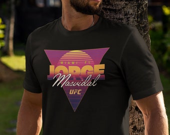 Jorge Gamebred Masvidal Sunset Graphic Fighter Wear Unisex T-Shirt