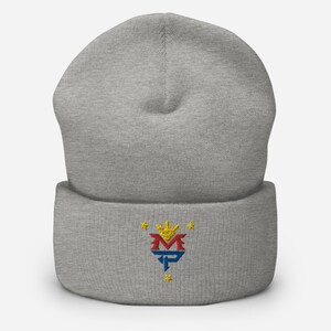 Classic Team Manny Pacquiao Boxing Legend Cuffed Beanie Heather Grey