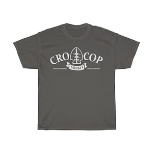 Mirko Cro Cop Classic MMA Fighter Wear Unisex T-Shirt Charcoal