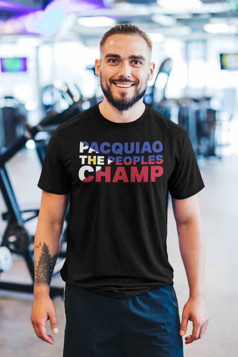 Pacquiao The Peoples Champ Graphic Unisex T-Shirt image 1