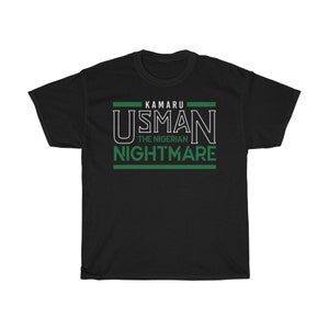 Kamaru Usman The Nigerian Nightmare Graphic Unisex T-Shirt image 4