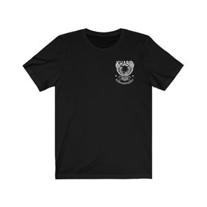 Khabib The Eagle Nurmagomedov Graphic Unisex T-Shirt Black
