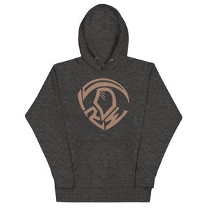 The Reaper Gold Fighter Wear Unisex Hoodie Charcoal Heather