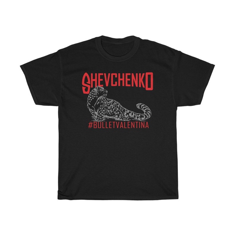 Bullet Valentina Shevchenko WMMA Fighter Wear Unisex T-Shirt Black