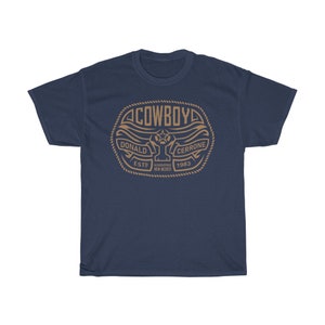 Cowboy Donald Cerrone MMA Fighter Wear Unisex T-Shirt Navy