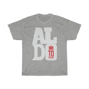 Jose Aldo Graphic MMA Fighter Wear Unisex T-Shirt Sport Grey