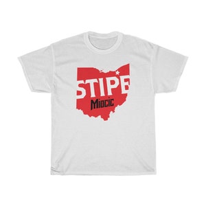 Stipe Miocic Ohio Pride MMA Fighter Wear Graphic Unisex T-Shirt White
