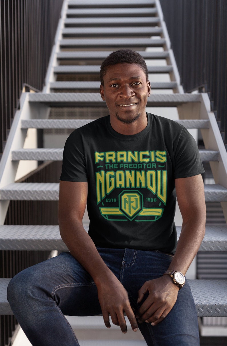 Francis The Predator Ngannou MMA Fighter Wear Unisex T-Shirt Black