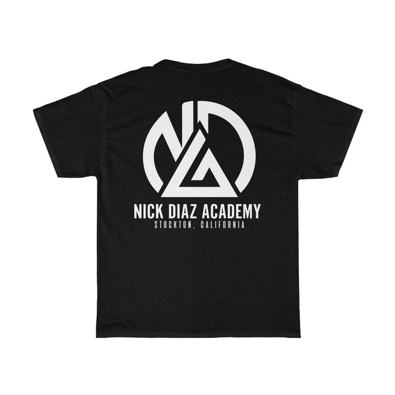 Nick Diaz Jiu Jitsu Front & Back Graphic Logo Unisex T-Shirt image 4