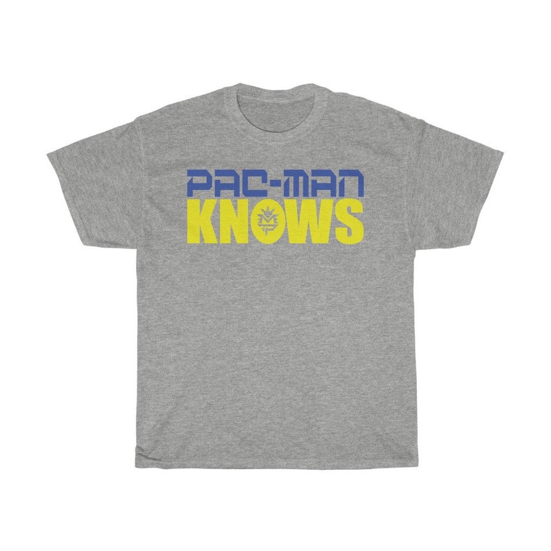 PacMan Knows Graphic Manny Pacquiao Unisex T-Shirt Sport Grey