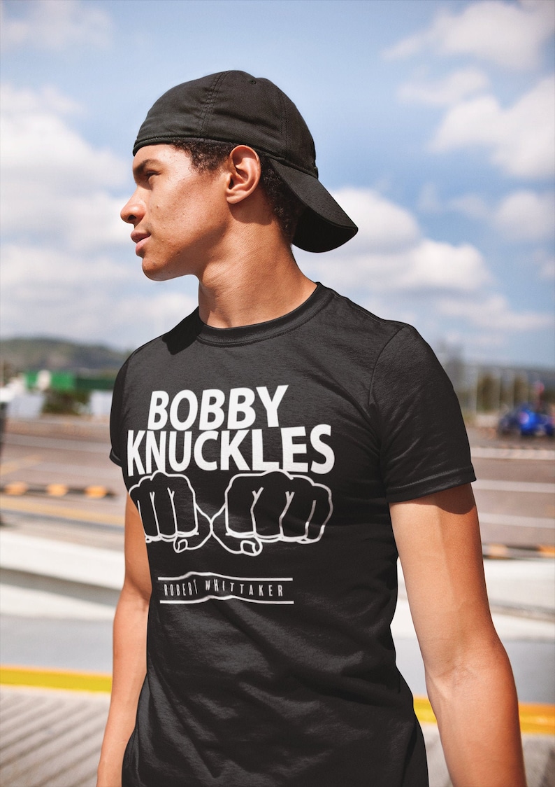 Bobby Knuckles Graphic Fighter Wear Unisex T-Shirt image 1