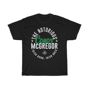 The Notorious Conor McGregor Graphic Fighter Wear Unisex T-Shirt Black