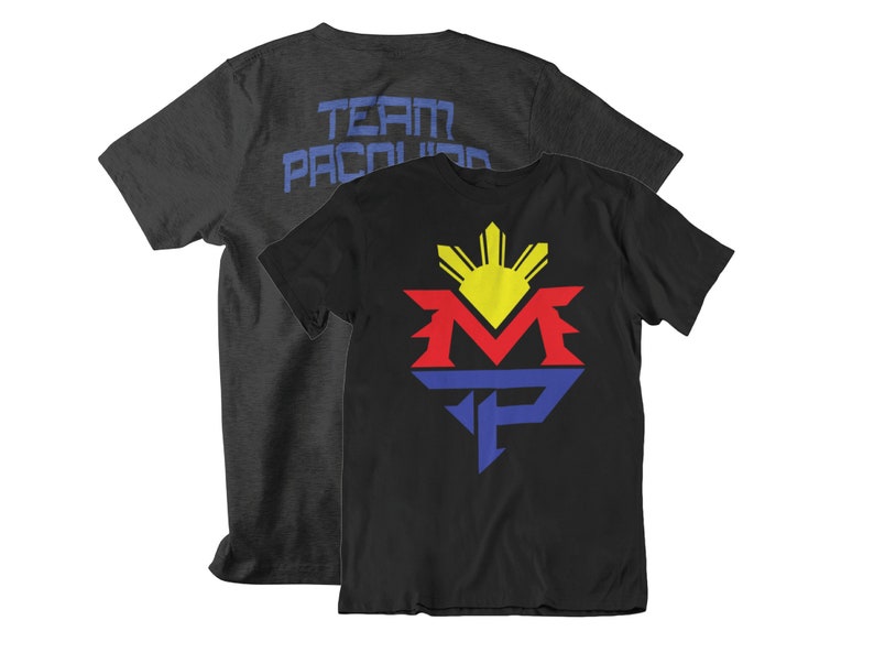 Classic Manny Pacquiao Graphic Front & Back Unisex T-Shirt Black