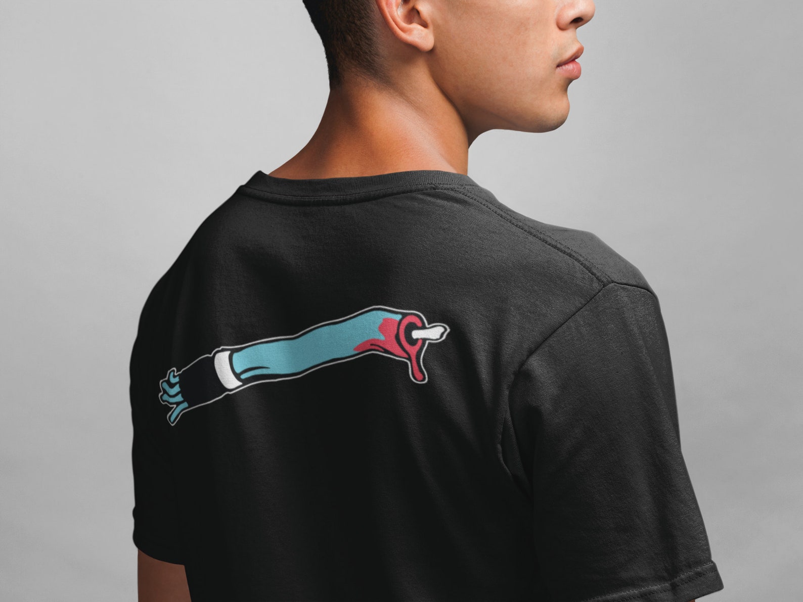 Chan Sung Jung Korean Zombie Hand Front & Back Graphic MMA | Etsy