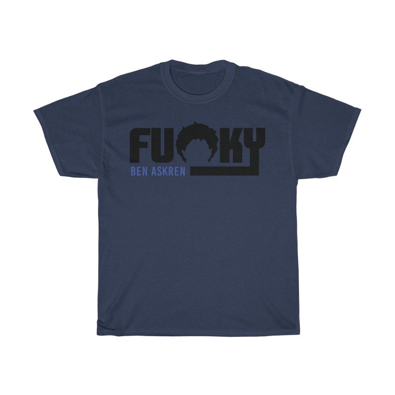 Funky Ben Askren Classic Graphic Unisex T-Shirt Navy