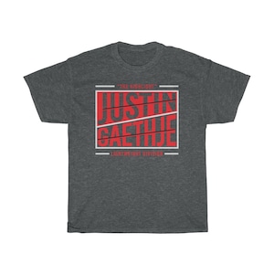 Justin Gaethje The Highlight Fighter Wear Unisex T-Shirt Dark Heather