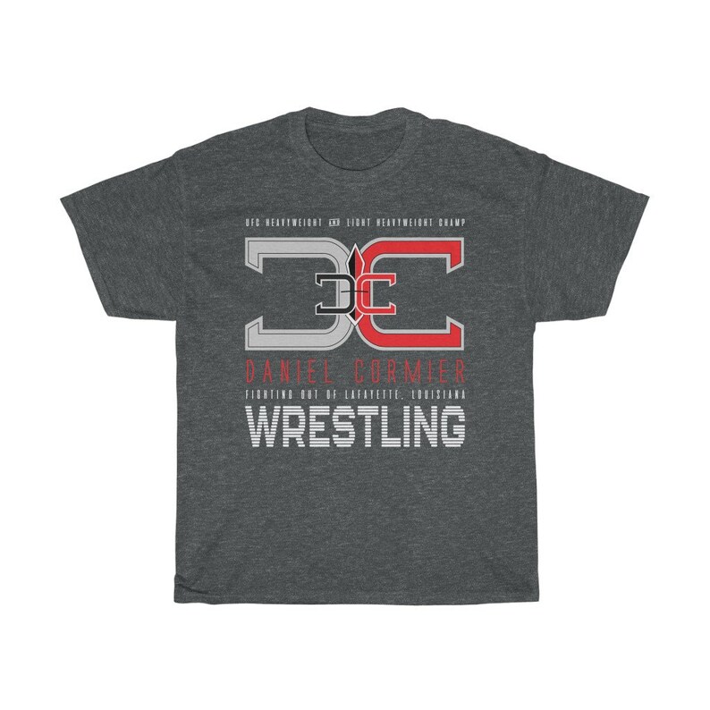 DC Daniel Cormier MMA Fighter Wear Graphic Unisex T-Shirt Dark Heather