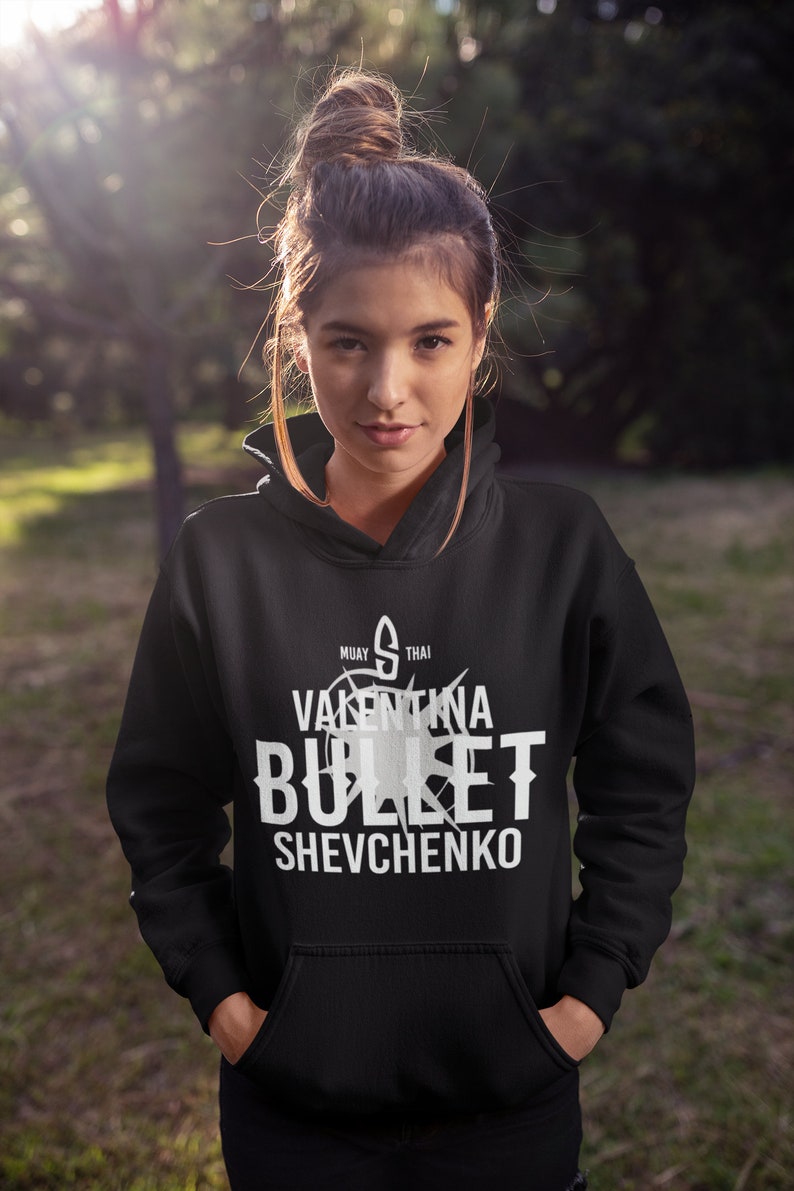 Valentina Shevchenko Team Bullet Graphic Unisex Hoodie image 1