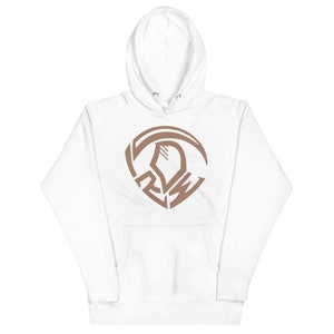 The Reaper Gold Fighter Wear Unisex Hoodie White