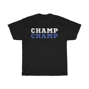 Champ Champ Fighter Wear Unisex T-Shirt Black