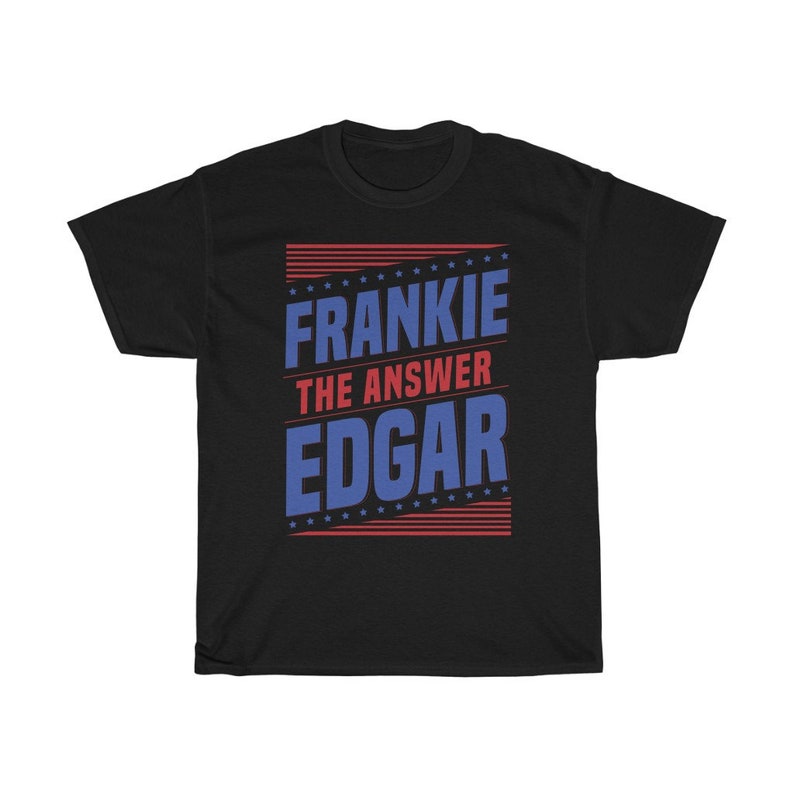 Frankie Edgar The Answer Graphic Fighter Wear Unisex T-Shirt Black