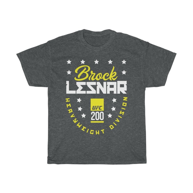 Brock Lesnar MMA Graphic Fighter Wear Unisex T-Shirt Dark Heather