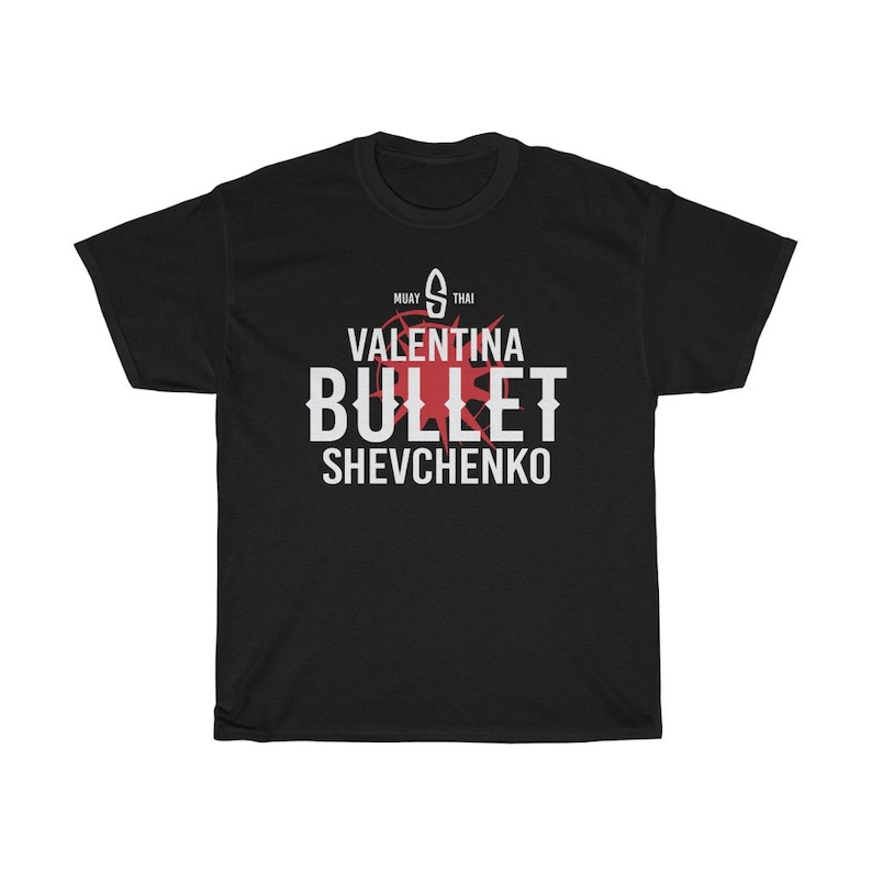 Valentina Shevchenko Bullet Graphic Fighter Wear Unisex T-Shirt Black