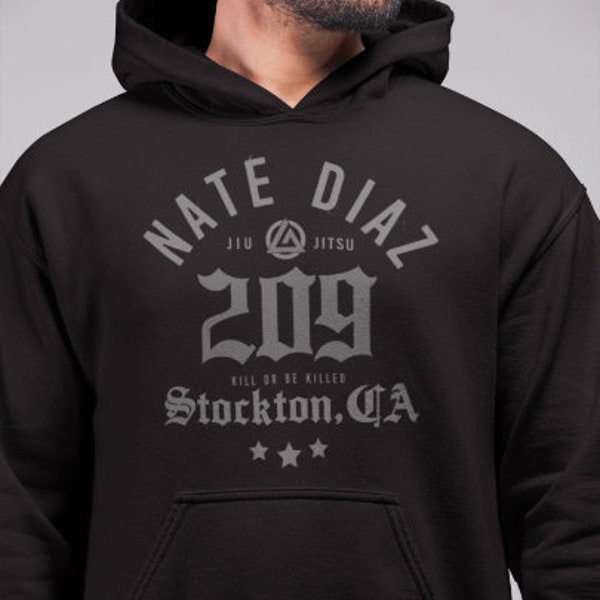 Nate Diaz 209 Stockton Slap Graphic Unisex Hoodie