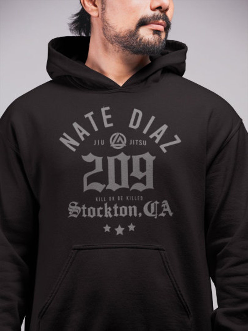 Nate Diaz 209 Stockton Slap Graphic Unisex Hoodie image 1