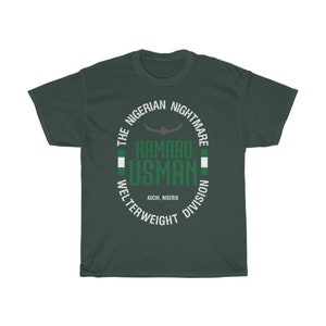 The Nigerian Nightmare Kamaru Usman Graphic Unisex T-Shirt 画像 5