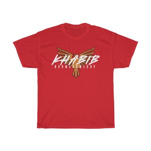 Khabib The Eagle Fighter Wear Graphic Unisex T-Shirt Red