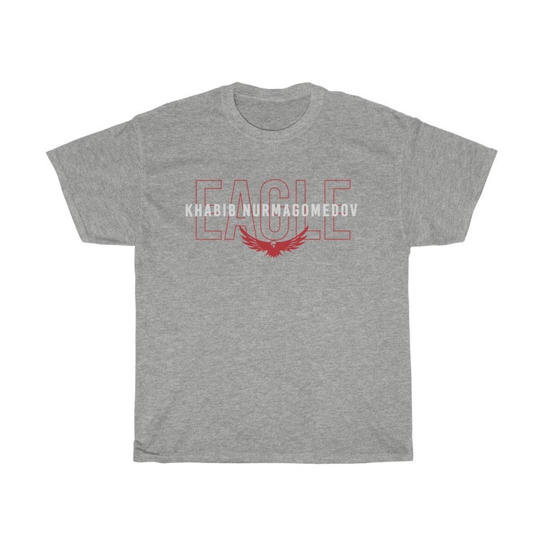 The Eagle Khabib Graphic Unisex T-Shirt Sport Grey