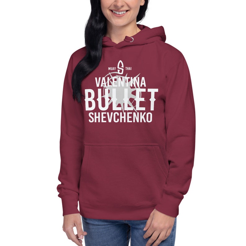 Valentina Shevchenko Team Bullet Graphic Unisex Hoodie image 5