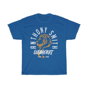 Lionheart Anthony Smith Graphic Fighter Wear Unisex T-Shirt Royal