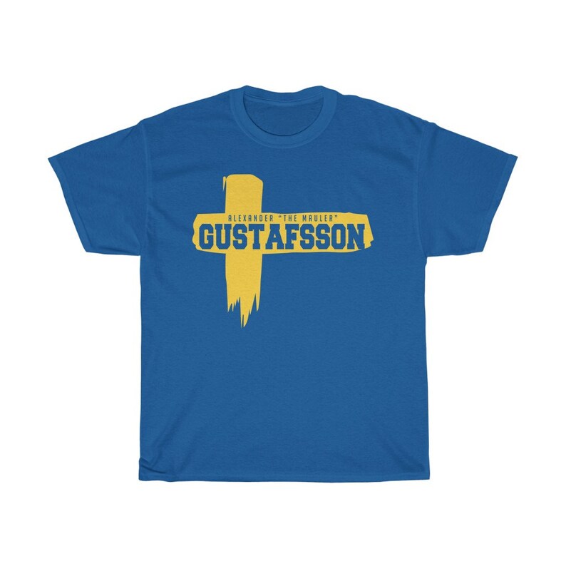 Alexander The Mauler Gustafsson MMA Fighter Wear Unisex T-Shirt Royal