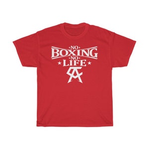 No Boxing No Life Classic Team Canelo Boxing Camp Graphic Unisex T-Shirt Red