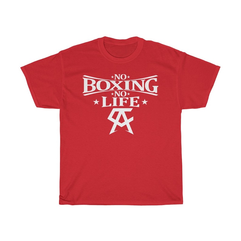 No Boxing No Life Classic Team Canelo Boxing Camp Graphic Unisex T-Shirt Red