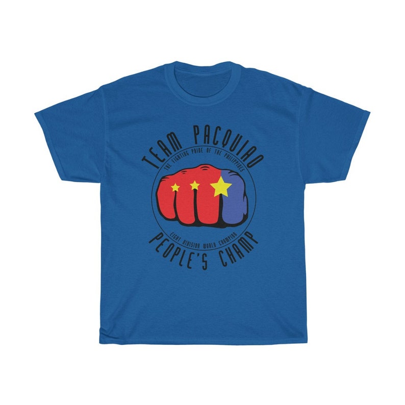 Team Manny Pacquiao Boxing People's Champ Graphic Unisex T-Shirt Royal