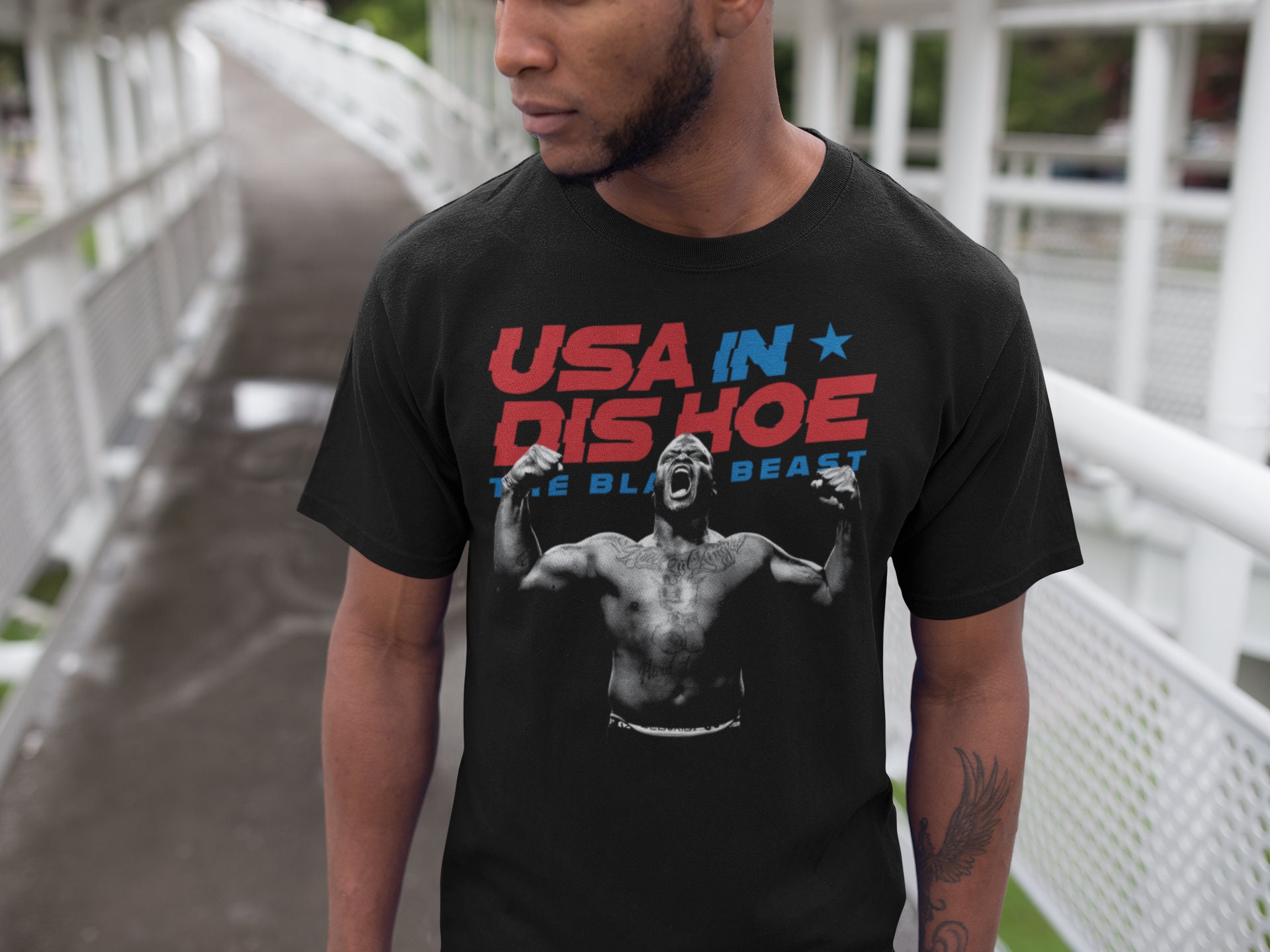 olvidadizo antiguo comida USA in Dis Hoe Derrick Lewis MMA Fighter Graphic Unisex - Etsy