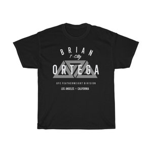 Brian Ortega T-City Jiu Jitsu Fighter Wear Unisex T-Shirt image 4