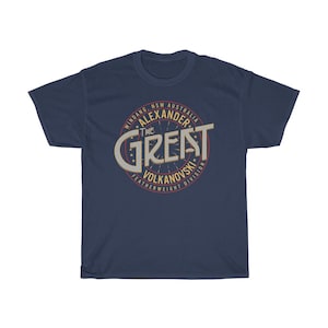 Alexander The Great Volkanovski Graphic Fighter Wear Unisex T-Shirt Navy