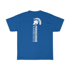 George Kambosos Jr Team Ferocious Kambosos Logo Front & Back Unisex T-Shirt Royal